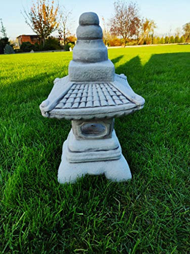 Stone ornament Vintage Japanese Pagoda A gorintō garden lantern