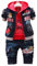 Yao Spring Autumn Boys 3pcs Clothing Set Cotton Shirt Jeans Denim Jacket(Blue,3-4y)
