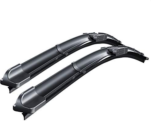 Mossa Vordere Scheibenwischer kompatibel mit Dacia Sandero I (06.2008-2012) - flache Premium Wischerblätter