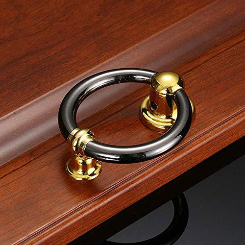 OTNE Türklopfer, Ringform Schwarz/Antikes Messing
