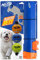 Nerf Dog 30,5 cm Blaster ohne Ballclip, 3 x 5,1 cm, quietschende Tennisbälle – blickdichtes Blau/Orange/Grau und Orange und Blau und Grün