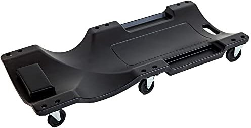 ARCH Mechaniker-Kunststoff Rollbrett 36-Zoll, Ergonomischer HDPE-Körper Mit Gepolsterter Kopfstütze, Schwammkissen Und Werkzeugschlitz, Rollbrett Werkstatt - 300 Lbs Kapazität