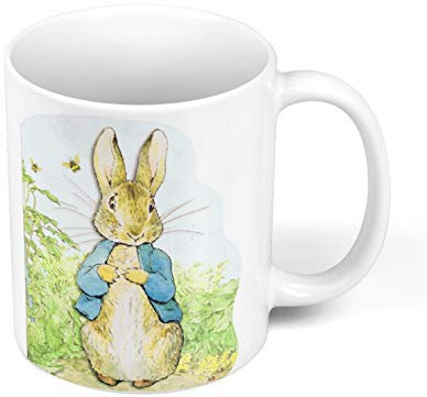 Fabulous Mug Céramique Petter Rabbit Dans Son Jardin Pierre Lapin Illustration Enfant Beatrice Potter