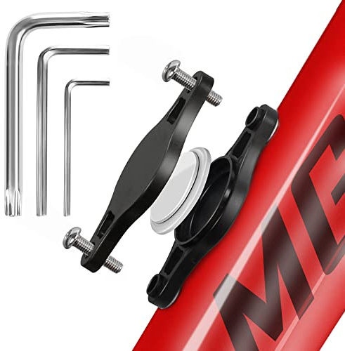 AirTag Bike Mount Holder,AirTag Fahrradhalterung,inkl. Sicherheitsschrauben & Demontagewerkzeugen,Ultraleicht 9g Versteckt unter Flaschenhaltern,wasserdicht,perfekte Tarnung,Diebstahlschutz (1Stück)