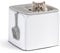 Iris Ohyama Geschlossene Katzentoilette mit Schaufel, Hygienebox mit Abnehmbarem Deckel, Spritzschutz, Leicht zu Reinigen, BPA-frei, Für Katzen, Kätzchen, Kaninchen, Weiß - PRCL-SQ