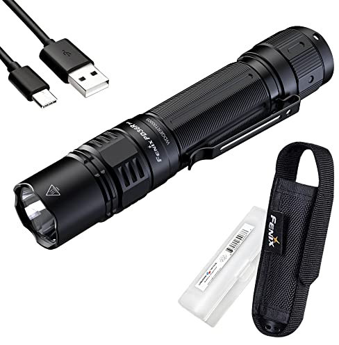 Fenix PD36R Pro 2800 Lumen taktische Taschenlampe, Dual Rückschalter, USB-C wiederaufladbar, mit Lumentac Organizer