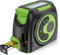 Huepar 2-in-1 Laser Tape Measure, 197Ft Rechargeable Laser Measurement Tool & 16Ft. Measure Tape with Backlit LCD & Movable Hook -Pythagorean, Area, Volume, M/In/Ft Unit Switch Digital Distance Meter