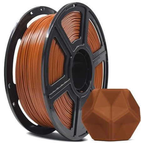 FLASHFORGE 3D-Drucker-Filament, PLA PRO Filament 1,75 mm, 1 kg Spule, Maßgenauigkeit +/- 0,02 mm für FDM 3D-Drucker, bessere Zähigkeit und kein Verknoten (Braun)