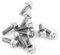 Vis Inox M6X16,Boulons Diamètre 6 Inox,Vis M6 Inox,Vis M6X16,Boulon M6,M6 Acier Inoxydable B 10 Pièces M6 Acier Inoxydable S04 Vis À Bride Hexagonale Uchon Rondelle Tête Boulons Attache (M6*16)