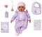 Baby Annabell Active Leah 706640 Poupée de 43 cm avec corps doux et caractéristiques et sons réalistes - Vêtements et accessoires inclus - Nécessite 3 piles AAA (non incluses) - Pour les enfants de 3