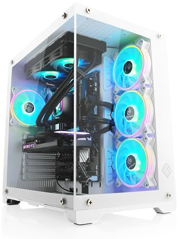 Gaming PC mit Windows 11 Home, Intel Core i7-13700KF 8X 3400 MHz, 2000 GB M.2 SSD, 32 GB DDR5-RAM, NVIDIA GeForce RTX 4070, ASUS Mainboard, USB 3.2, M10480H
