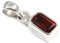 JEWELFORCE Silver Pendant 925 Sterling Silver Garnet Gemstone Jewelry J-26A
