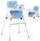 Twinky® Hochstuhl - 2 in 1 Kinderwagen-Set - Klappbarer Essstuhl & Kinderwagen für Babys und Kleinkinder - Verstellbarer, Tragbarer und Kompakter Babystuhl - Geeignet ab 6 Monaten bis 4-5 Jahre - Blau