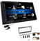 JVC KW-M25BT 2-DIN Autoradio Touchscreen Bluetooth kompatibel mit Android USB Mirroring passend für SsangYong Kyron anthrazit mit Radiovorbereitung