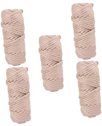 DOITOOL 5st Haustier Seil Spielzeuge Dicker Jutefaden Kratzbaumseil Für Den Täglichen Gebrauch Kratzbäume Für Wohnungskatzen Garnseil Für Kätzchen Sisal Katzenzubehör