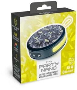 Bigben Interactive -PARTYBTIPNANOCBKY kabelloser Lautsprecher mit Beleuchtung