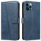 NEXCURIO Handyhülle für Apple iPhone 12 / iPhone 12 Pro Hülle Klappbar mit Kartenfäch Klapphülle Lederhülle Leder Schutzhülle Wallet Flip Case Cover Handy Tasche Handytasche - Blau