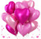 Palloncini a forma di cuore misti rosa, 45,7 cm, 12 palloncini a forma di cuore in lamina rosa acceso, palloncini a tema chiaro, decorazioni per feste a tema dolce per ragazze e donne, compleanni