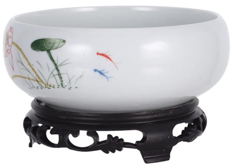 CIMAXIC Narzissenblumentopf Lotusblumenschale Porzellan-blumentopf Keramik-blumentopf Zimmerpflanzen Blumenschale Lotus-pflanzgefäß Hydrokulturtopf Pflanzgefäß Für Innenbereich