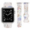 Vozehui Flower Silicone Strap Compatible with Apple Watch Strap 42mm 44mm 45mm 46mm 49mm,Soft Silicone Replacement Straps for iWatch SE Series 10 9 8 7 6 5 4 3 2 1, Women Men