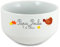 Bol Céramique 600ml Papa Poule de [Prénom(s)] – Bol Petit-Déjeuner Personnalisé – Cadeau Fête des Pères Original – Design Poules Rigolotes – Vaisselle Émotion