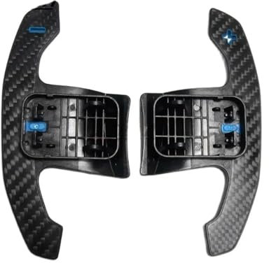 LeLeD Auto Innenraum Schaltwippen Verlängerung Lenkradpaddel Auto Lenkradpaddel verlängern Für BMW Série 1 F40 M135i Série 2 F44 Série 2 G42 2020 2021,B-Blue