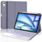 WINCHKING Tastiera per iPad Air 11 M3 2025/M2 2024 con Touchpad, Bluetooth Rimovibile Retroilluminata Custodia con Tastiera per iPad Air 6 Generazione 11 Pollici 2025/2024, Keyboard Italiano, Viola
