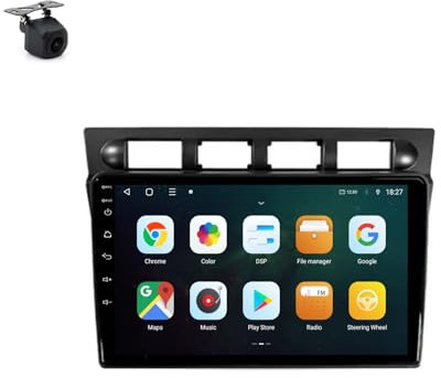 Radio Android 15 para Kia Picanto SA Morning 2004-2007 | Android Auto/Carplay Inalámbrico | GPS WiFi Bluetooth | Pantalla Táctil 9 | FM USB Control Volante Pantalla Dividida(4+64G)