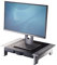 Fellowes Office Suites Monitor Stand-5 Height Adjustable Monitor Riser for Desk with Storage Space-Ergonomic Computer Stand for Laptops, iMac, Notebook-Max Weight 36kg-Black/Grey, One Size, 8031101