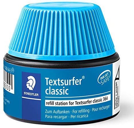 STAEDTLER 488 64 Textsurfer classic Textmarker Nachfüllstation für 364, blau