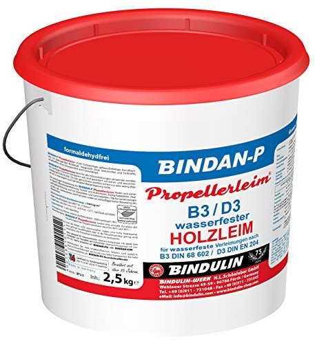 Bindan-P Propellerleim inklusive 1 Leimspachtel (2,5 Kilogramm) von E-Com24