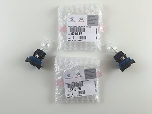 2 x ORIGINAL PEUGEOT CITROEN 12V HP24W P24W LAMPE LAMP 6216F6 6216.F6 TAGFAHRLICHT