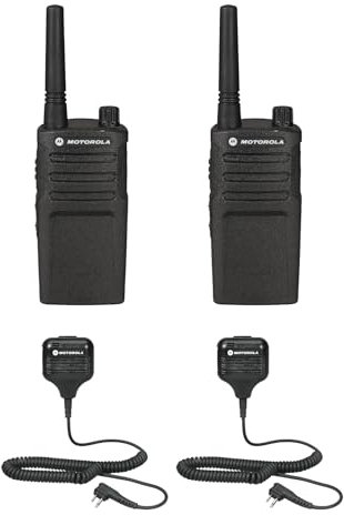 2 Pack Motorola RMM2050 Radios with Speaker Mics