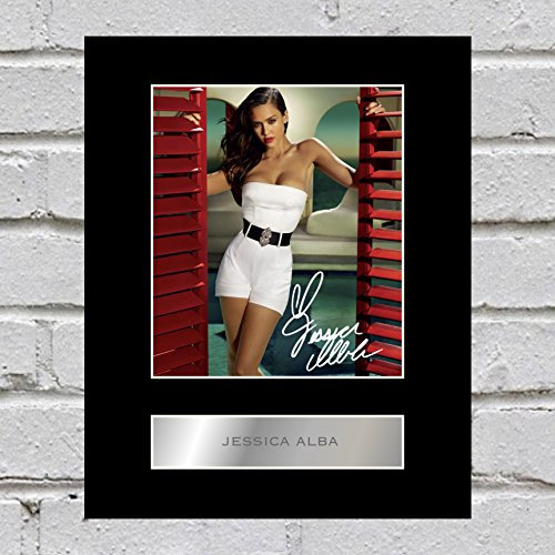 Jessica Alba Signiert Foto Display