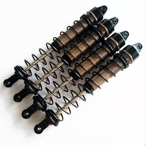 Aluminum Front and Rear Big Bore Shock (170MM) With 5MM Steel Shaft and 16.8MM Shock Body Assembled Oil-filled For 1/8 RC Car SAVAGE FLUX HP X XL 4.6 5.9 A720 102365 Upgrade Part - 4pcs set