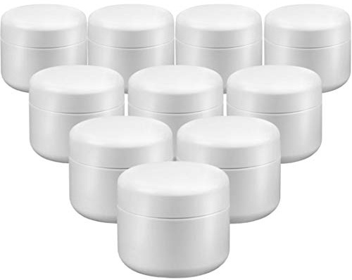 Lot de 10 pots pour gel crème vides - 30 ml