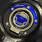 Resin Bike Adesivi Moto Compatibile con Yamaha Tracer 900 2018 2020. Protezione Tappo Serbatoio da Urti e Graffi. Adesivo 3D Resinato - Blu Metallizzato