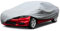 Leader Accessories 4-lagige atmungsaktive Vollgarage Autoplane leichte Ganzgarage Autoabdeckung für Innenbereich (Stufenheck-574x160x127cm,Hellgrau)