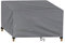 WHXQSH Gartenmöbel Abdeckung,150x90x75cm Abdeckplane Gartenmöbel,420D Oxford Gewebe Rechteckig Schutzhülle, Wasserdicht Winterfest, Atmungsaktiv, UV-Schutz,für Gartentisch Sitzgruppe