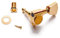 Gotoh® »SG301-04 - GUITAR MACHINE HEADS« 1 Satz Mechaniken für E-Gitarre - 3-links/3-rechts - 1:18 Übersetzung - Finish: Gold