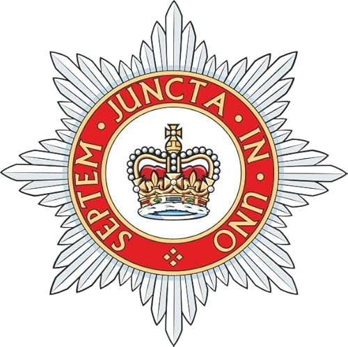 U24 Aufkleber British Army Household Division 10 x 10 cm Autoaufkleber Sticker Konturschnitt