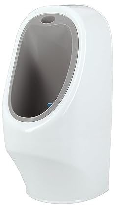 Nuby – My Real Urinal | Toilette d'entraînement pour les garçons | Urinoirs avec une touche de chasse d'eau réaliste et des bruits | pour les tout-petits et les enfants | Blanc | 18+ mois