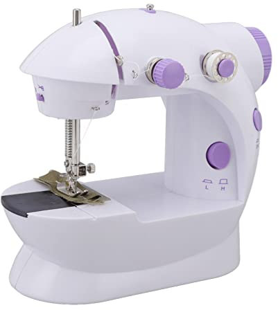 Mini-Nähmaschine, Tragbare Nähmaschine mit Licht, Geräuscharme Anfänger-Nähmaschine, Elektrische Nähmaschine, Einfach zu Bedienen für, Anfänger und Heimwerker