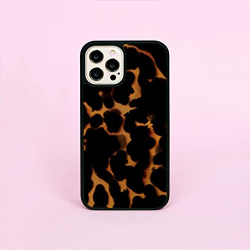 Brown Tortoiseshell Tortoise Print Phone Case/Cover Compatible with iPhone 16 Pro Max Plastic