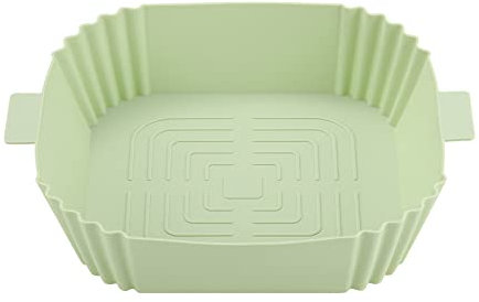 Friteuse à air en silicone carré anti-adhésif pratique passe au lave-vaisselle pour faire du pain au bacon