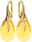 925 Silber Hängende Ohrringe mit Österreichische Kristall - Schmuck für Frauen und Mädchen - Hängeohrringe Ideal für Geschenke für Frauen Damen Silber Vergoldet 24 (Yellow Opal)