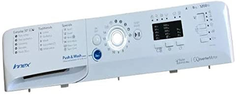 sparefixd for Indesit BWA81283XWUK INNEX Control Fascia Panel &rawer Front
