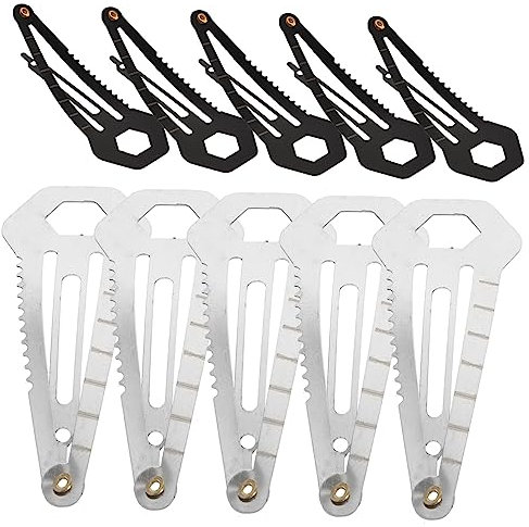 FRCOLOR 10st Multifunktionswerkzeug Haarnadeln Aus Edelstahl Haarspangen Aus Edelstahl Draussen Kopfbedeckung