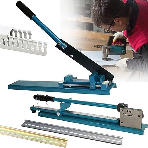 JINTAOMA Machine De DéCoupe De Rail à Double Trou pour Coupe-Rail Din