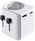 Adattatore da Viaggio,Ewent Adattatore da Viaggio Universale con Presa Schuko con 1 Porta Caricabatterie USB Type C e 1 Porta USB,Adattatore da Viaggio Italia Inghilterra Germania USA Australia Cina